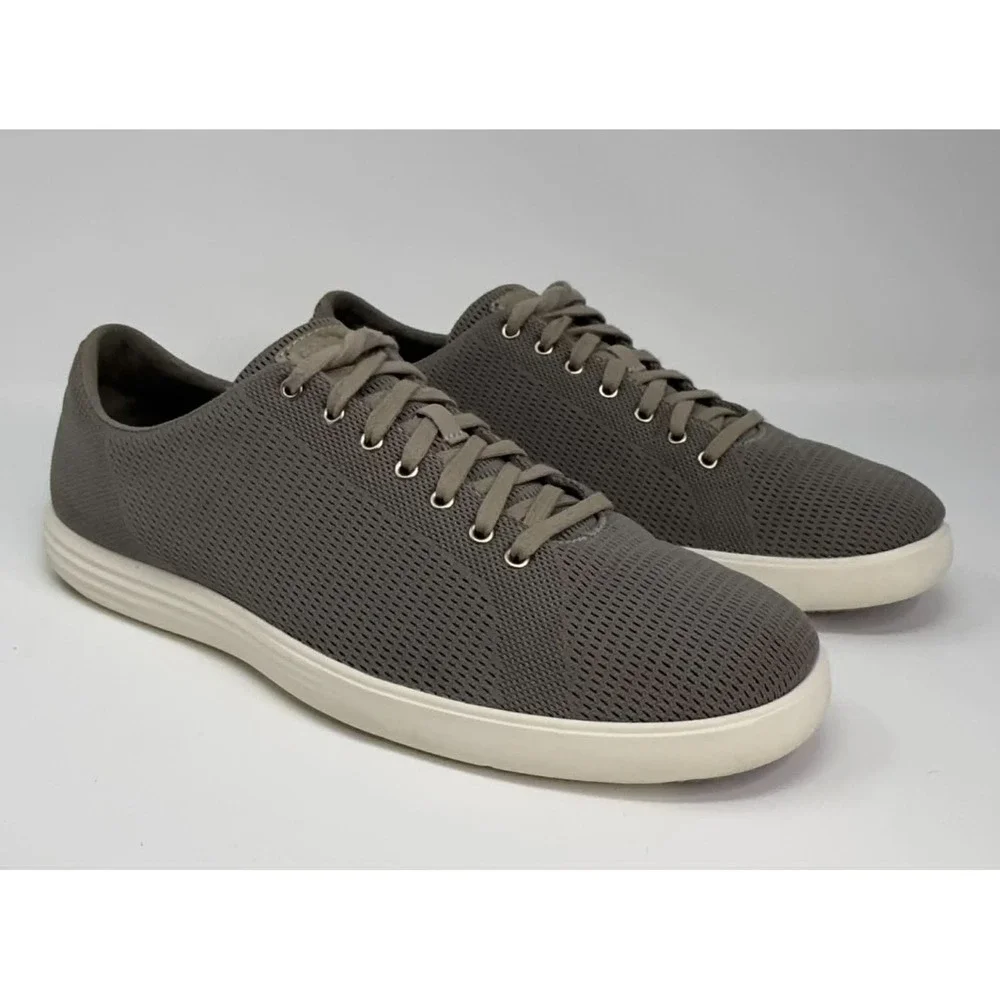 Cole Haan Grand OS Knit Sneakers Mens 10 Gray Casual Lightweight Comfort Walking